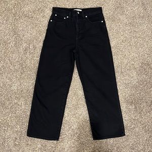 Madewell slim wide-leg crop